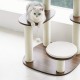 Solid wood modern style cat jumping platform