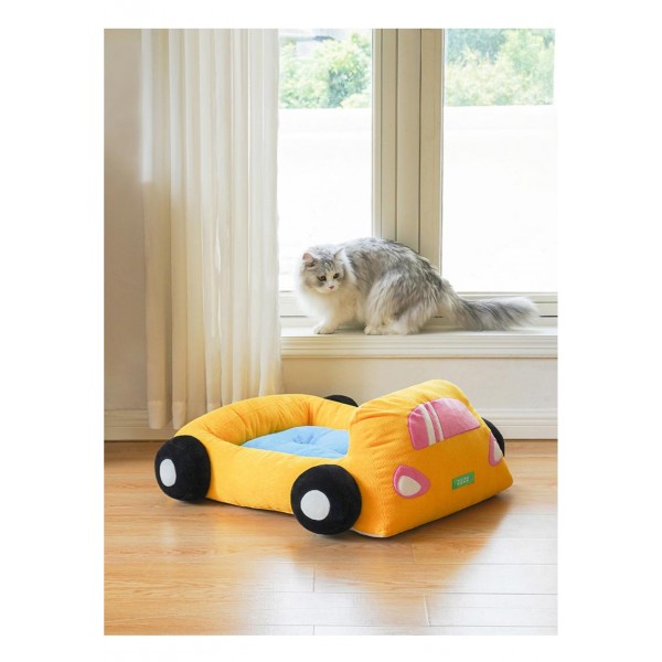 Washable Pet Bed, Convertible Car Dog Nest, Four Seasons, Cute Winter Warm Cat Bed, Small Dog