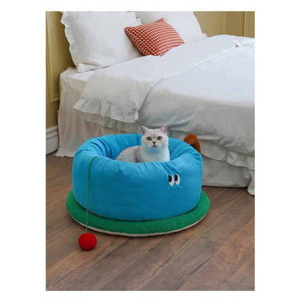 Tea Cup Inspired Pet Bed - Polyester - Your Pet's New Favorite Spot