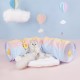 Soft Warm Pet Bed Dog Cat Cozy Cushion Mats Sleeping Bed Blanket with Tunnel 126 X 64 X 28 CM