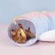 Soft Warm Pet Bed Dog Cat Cozy Cushion Mats Sleeping Bed Blanket with Tunnel 126 X 64 X 28 CM