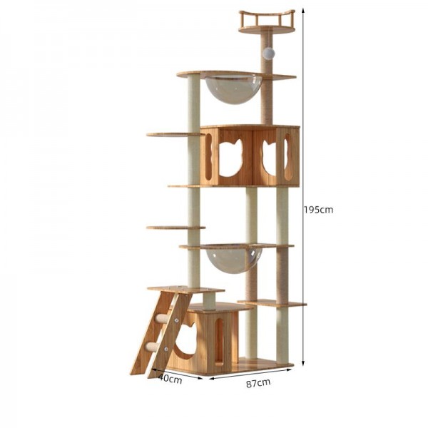 EXTRA LARGE CAT TREE SIZE : 87 X 40 X 195cm