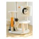 White Cream Style Cat Tree Plus ( Orange )