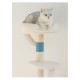 White Cream Style Cat Tree Plus ( Blue )