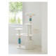 White Cream Style Cat Tree Plus ( Blue )