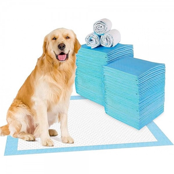 Pet Training Pads Super Absorbent Puppy Pads Anti Slip Toilet Pee Mat, Leak Proof & Quick Dry Pet Pads for Dogs Cats Rabbits Pets ( 20 PACK-60 X 90CM)