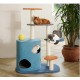 Cat Tower with Scratching Board, Cat Activity Tree with Sisal-Covered Posts and Cat Condo for Cats Relax SIZE : 86 X 63 123 CM