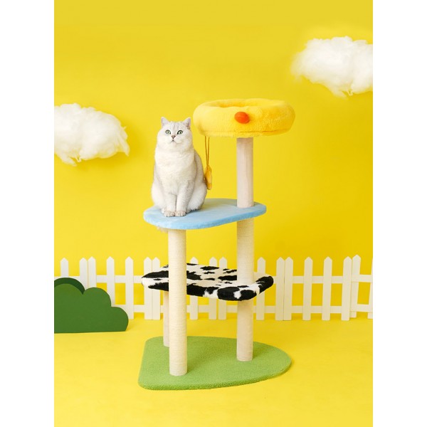 CAT Tower Farm House Cat Bed Cat tree 70 cm x 60 cm x 138 cm