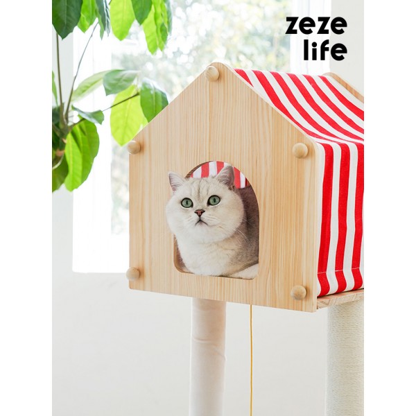 CAT Tower Farm House Cat Bed Cat tree 70 cm x 60 cm x 138 cm