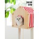 CAT Tower Farm House Cat Bed Cat tree 70 cm x 60 cm x 138 cm