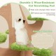 Pine Shape Cat Tree Indoor Cute Multi-level Cat Tower with Perch SIZE : 120 X 87 X 128 CM