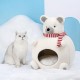 Winter warm fleece cat house SIZE: 40CM X 40CM X 52CM