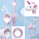 Cat Climbing Frame, Cat Tree, Tunnel Cat Litter, Unicorn Shape, Interactive Toy, 50x35x105cm, Gradient Color