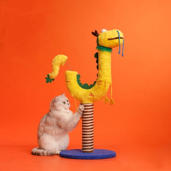 ZEZE Dragon Cat Scratching Post