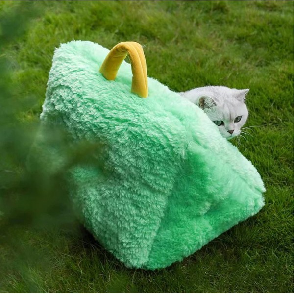 ZEZE Green Wawa Monster Series Cat Bed 46cm x 46cm x 40cm