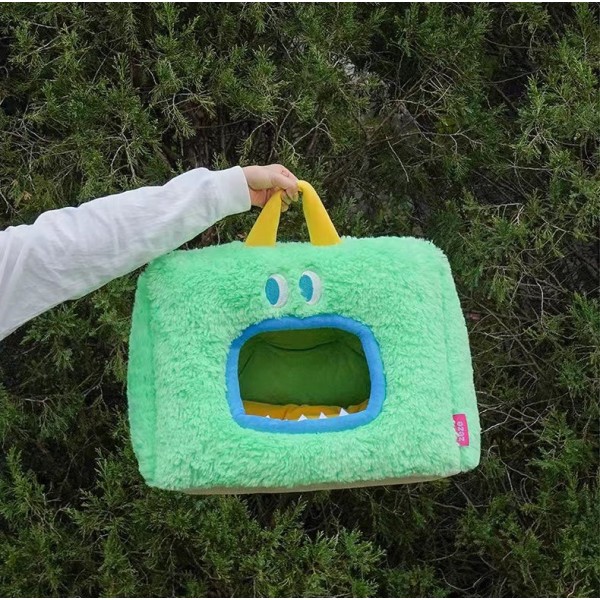 ZEZE Green Wawa Monster Series Cat Bed 46cm x 46cm x 40cm