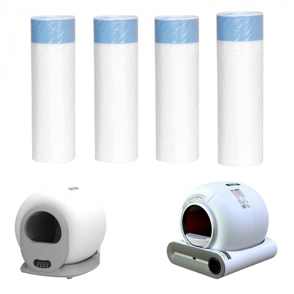 DOEL Self Cleaning Litter Box Litter Bag ( 4 Roll - 60 bags )