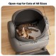 Neakasa M1 Open-Top Self Cleaning Cat Litter Box, Automatic Cat Litter Box with APP Control, Odor-Free Waste Disposal Includes Trash Bags