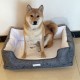 Pet Bed Four Season Dog Kennel Removable and Washable Dog Bed Square Kennel Soft Pet Bed Warm and Suitable for Sleeping