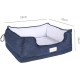 Pet Bed Four Season Dog Kennel Removable and Washable Dog Bed Square Kennel Soft Pet Bed Warm and Suitable for Sleeping