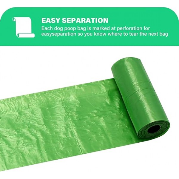 Waste Pick Up Biodegradable Garbage Bags And Waste Bags Ideal for Cleaning Dog and Cat Waste (1ROLL)