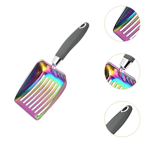 Cat Litter Scoop Sifting Kitten Waste Lifter for Kitty Rabbits Pets Supplies Multi