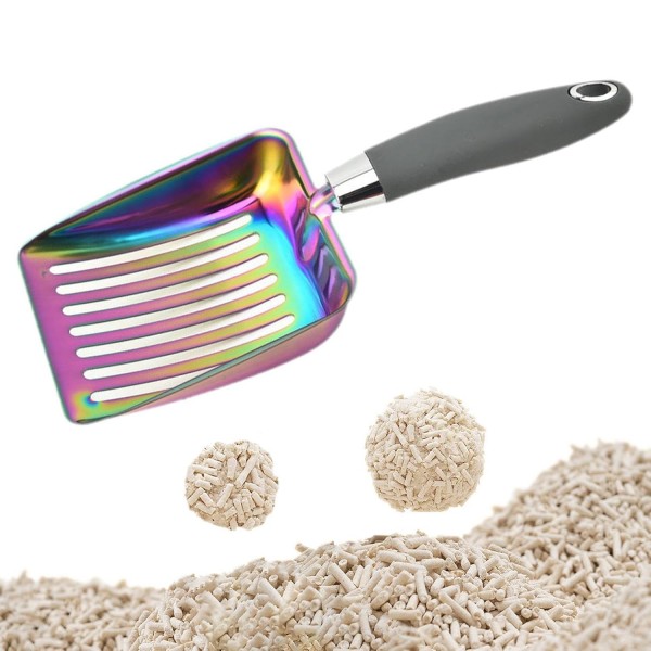 Cat Litter Scoop Sifting Kitten Waste Lifter for Kitty Rabbits Pets Supplies Multi