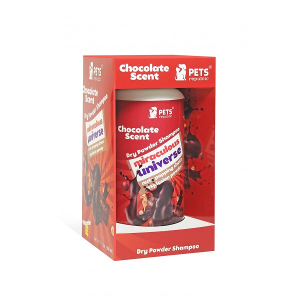 Pets Republic Powder Shampoo Chocolate Scent (500g)