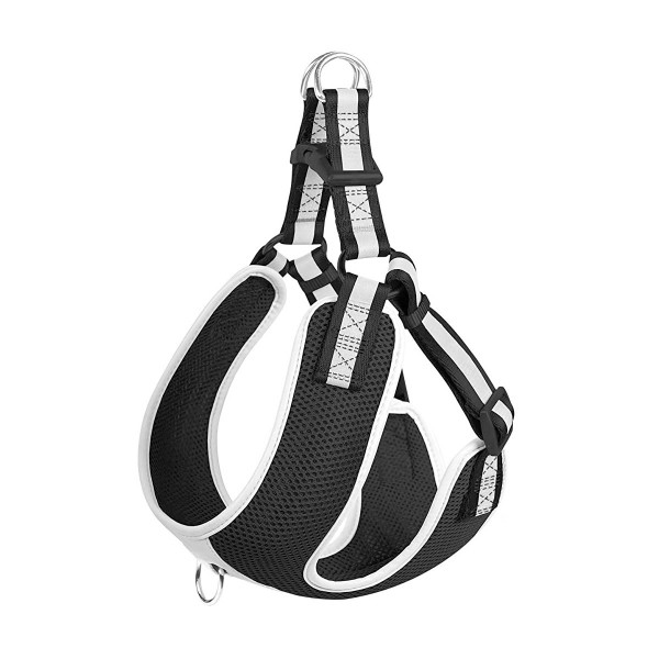 Fida Step-in Dog Harness – Reflective Black - Large