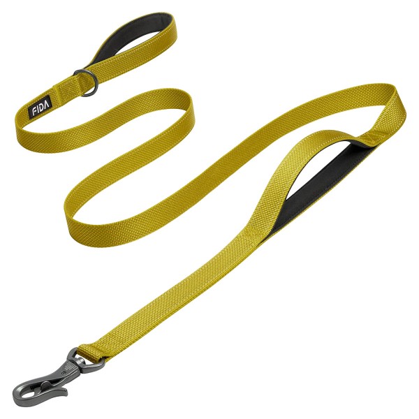 Fida Heavy Duty Dog Leash – Yellow - 6 ft