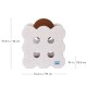 Sandwich Biscuit Cat Scratching Ball, Size : 44cm X 39cm X 25.5cm