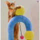 Vertical Sisal Cat Scratching Ball Copper & Aluminum Creative Toy for Cats Easter Handgrip Design Multi Color, Size, 69cm x 31cm x 42cm