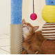 Vertical Sisal Cat Scratching Ball Copper & Aluminum Creative Toy for Cats Easter Handgrip Design Multi Color, Size, 69cm x 31cm x 42cm