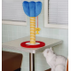 ZEZE Target Scratch Post, Size - 32cm x 32cm x 57cm.