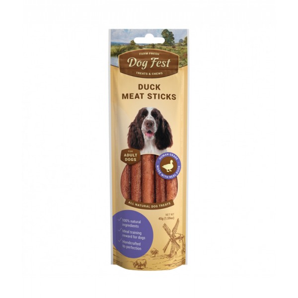 DOG FEST DUCK MEAT STICKS ( 45 G )