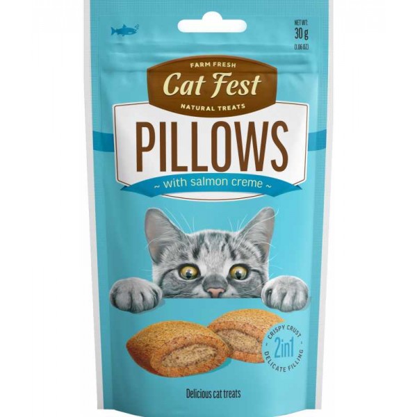 Cat Fest Pillows With Salmon Cream(30g)