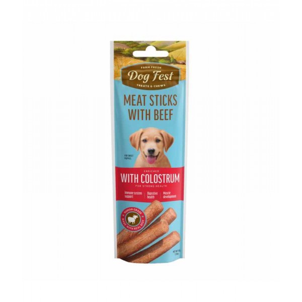 Dog Fest Beef Stick With Colostrum (45g)