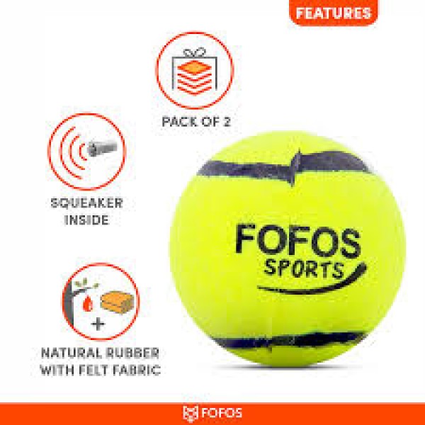 FOFOS Sports Fetch Ball FOR DOG ( 4pk)