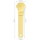 Cat Strip Feeder, Pet Feeder Cat Strip Squeeze Spoon, Cat Snack Spoon for Lickable Wet Cat Pet Liquid (YELLOW)