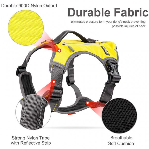 Fida Dog Harness – Yellow ( Small )