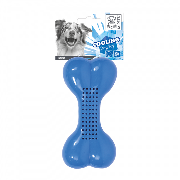 M-PETS Bone Cooling Dog Toy (blue)