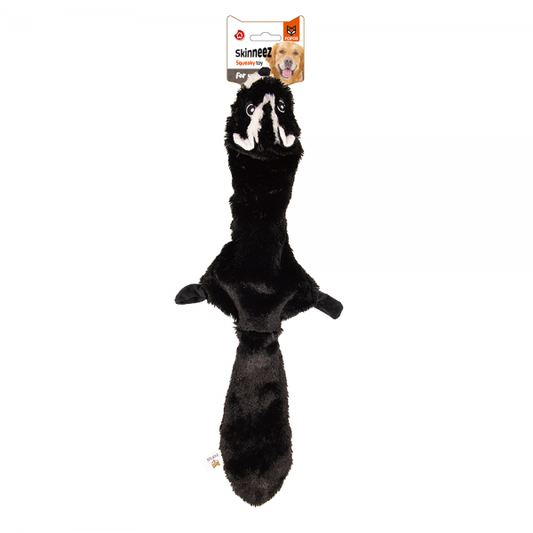 FOFOS Skinneez Skunk Dog Toy ( BLACK )