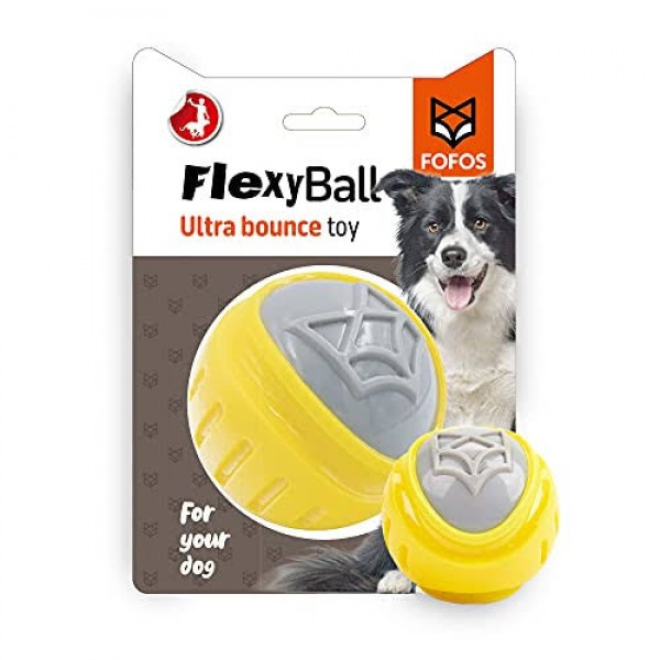 FOFOS Flexy Ball Ultra Bounce Toy FOR DOG (L)