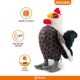 FOFOS Rooster Plush Dog Toy ( M )