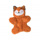 FOFOS Glove Plush Fox Dog Toy(Brown)