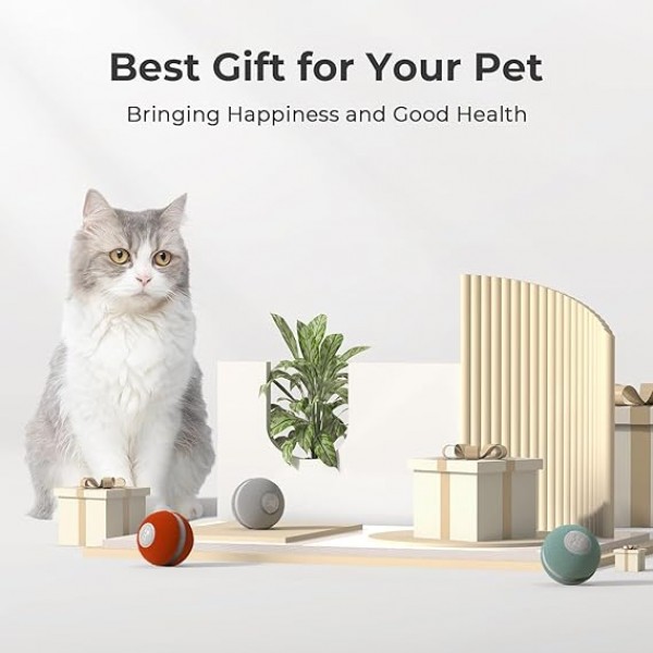 Cheerble Cat Ball, Board Game Keep Your cat Happy, A New 3-in-1 Board Game for Playful Cats, All-in-one Interactive Toy for Cats