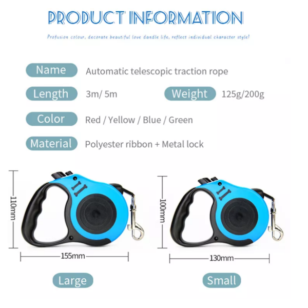 For Pet Retractable Dog Leash RL188-3M )