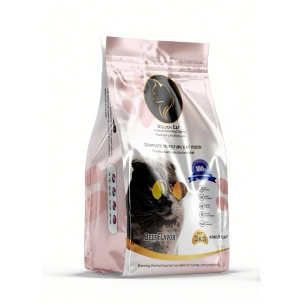 Golden Cat Beef Adult Dry Food For Cat (3kg)