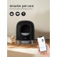 Petree Self-Cleaning Cat Litter Box with Wi-Fi Enabled, App Monitoring, Exceptional Safety – Elevate Your Cat's Hygiene, Automatic Cat Litter Box with