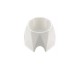 Pets Club Diamond Shape Pet Bowl（M) 19.6*19.6*6Cm-White